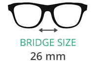 Prada 09Q Sunglass Bridge Size