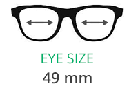 Prada 09Q Sunglass Eye Size