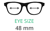 Prada 13QS Sunglass Eye Size