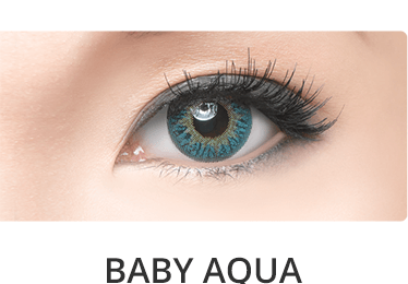 Freshkon Fusion Baby Aqua color Contact lens