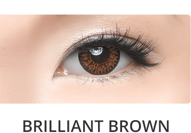 Freshkon Fusion Brilliant Brown color Contact lens