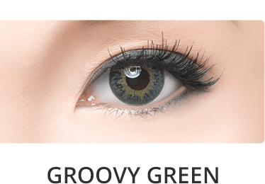 Freshkon Fusion Groovy Green color Contact lens