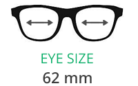 Ray-Ban RB3580 Sunglass Eye Size