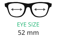 Ray-Ban RB4195 Sunglass Eye Size