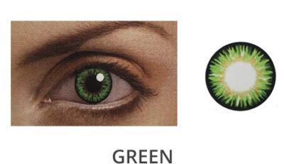 Sunsoft Green Color Contact Lens