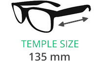 Bvlgari 6070H Sunglass Temple size